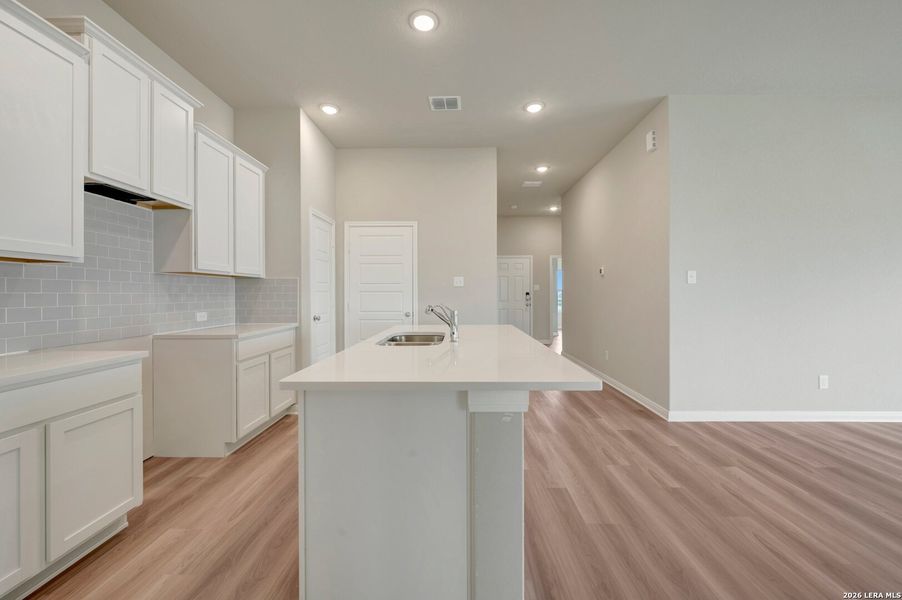 Furnished interior view inside a new home in Hickory Ridge Estates, Elmendorf (Image 15).