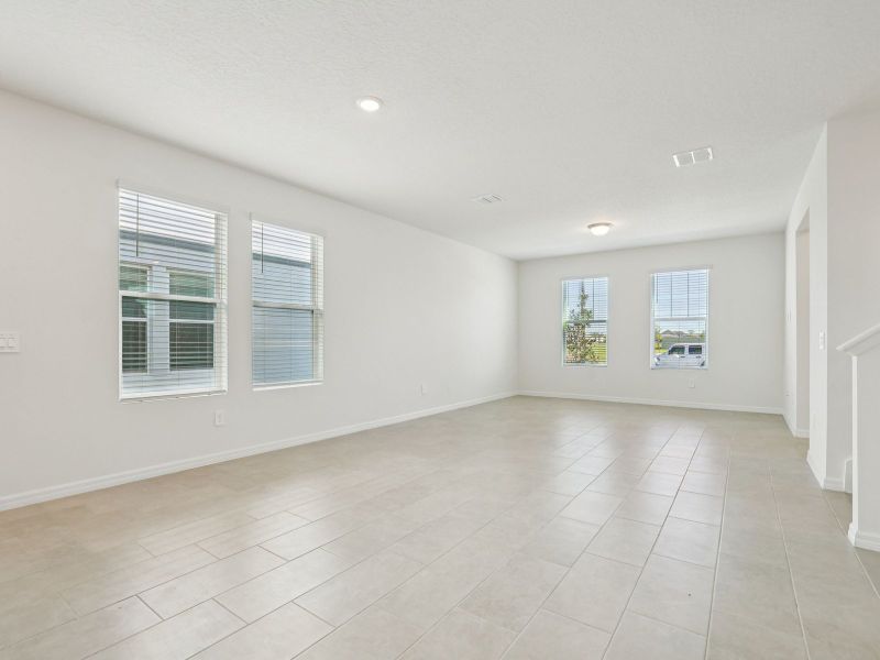 Spacious, unfurnished interior of a new home in The Meadow at Crossprairie Bungalows, St. Cloud (Image 7). Spacious, unfurnished interior of a new home in The Meadow at Crossprairie Bungalows, St. Cloud (Image 7).