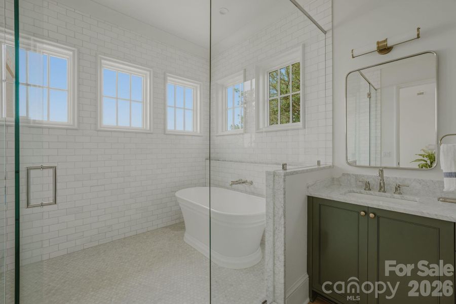 Furnished interior view inside a new home in , Denver (Image 18).