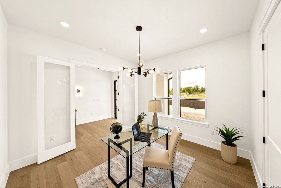 Furnished interior view inside a new home in , Bandera (Image 59). Furnished interior view inside a new home in , Bandera (Image 59).