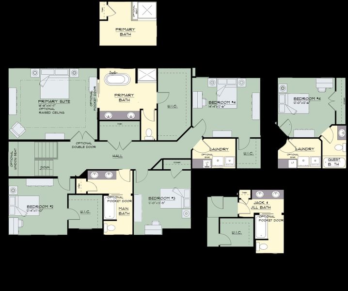 2D floor plan layout for the The Newport by Forbes Capretto Homes in Birdsong Estates, Orchard Park, NY (Image 5). 2D floor plan layout for the The Newport by Forbes Capretto Homes in Birdsong Estates, Orchard Park, NY (Image 5).