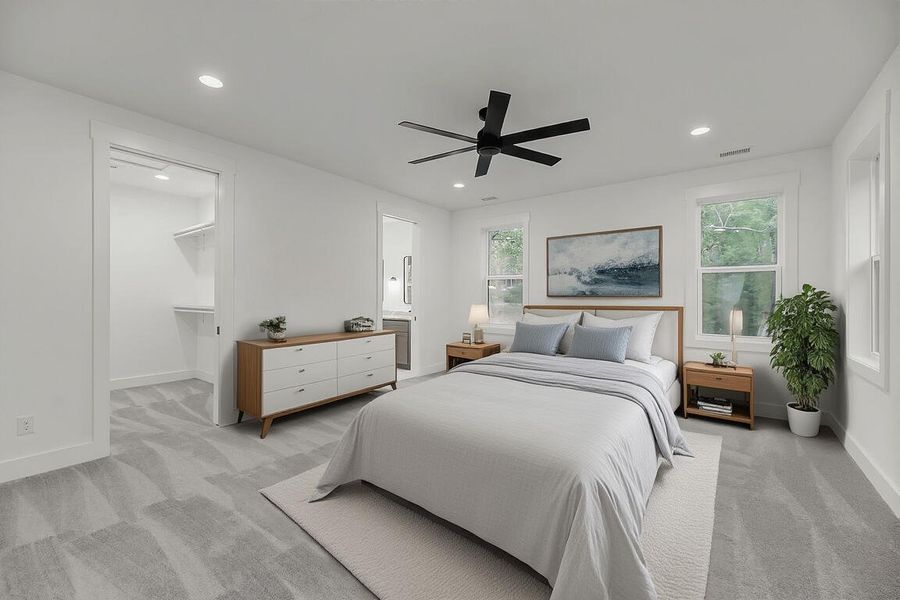 Furnished interior view inside a new home in , Johns Island (Image 17).