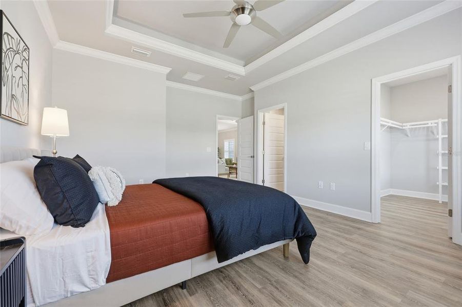 Furnished interior view inside a new home in , Gainesville (Image 8).