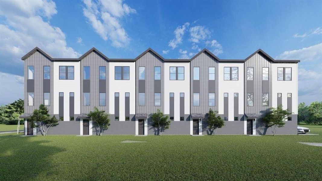 Front exterior of a new home in , Dallas, TX, highlighting curb appeal (Image 6).