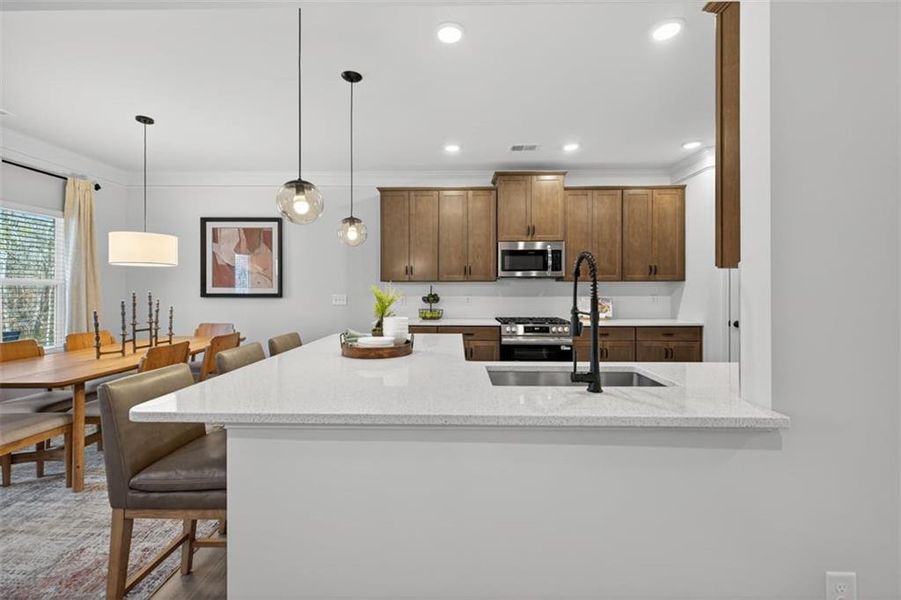 Furnished interior view inside a new home in Sagebrook, Powder Springs (Image 39).