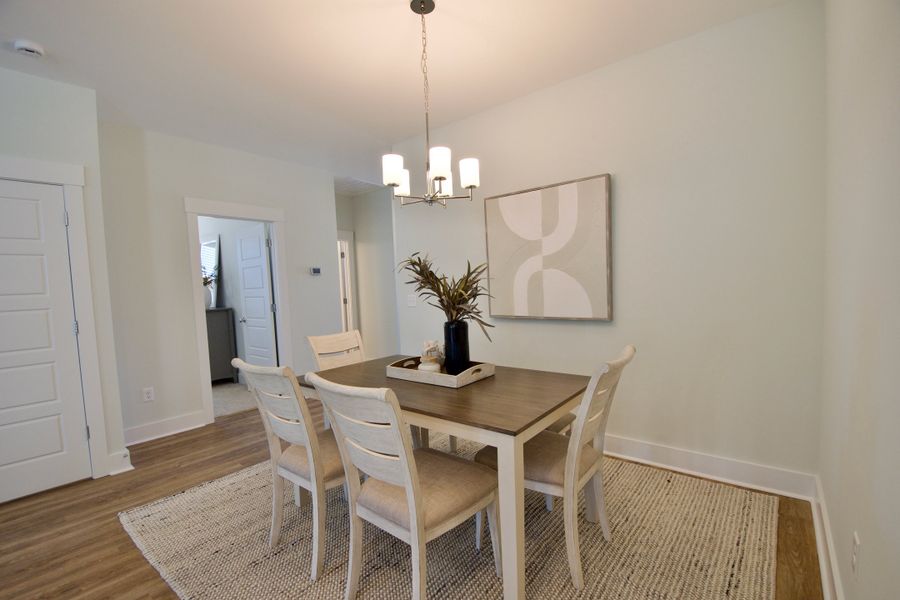 Furnished interior view inside a new home in Parkwood Estates, Leland (Image 7). Furnished interior view inside a new home in Parkwood Estates, Leland (Image 7).