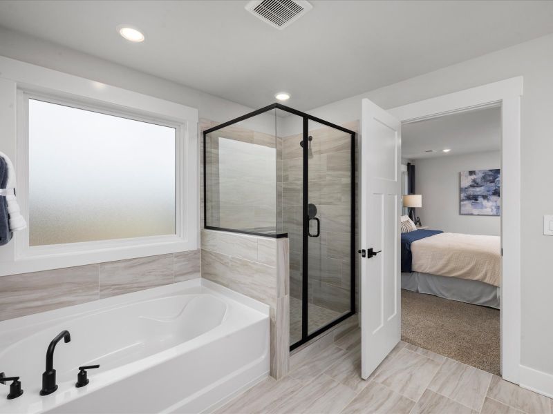 Furnished interior view inside a new home in Cedar Shoals - Signature Collection, Piedmont (Image 7).