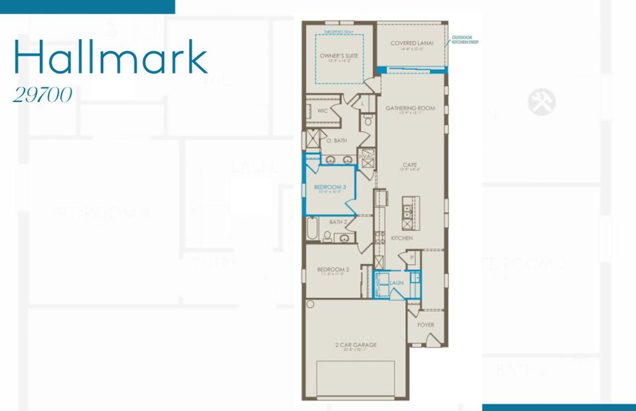 2D floor plan layout of this home in Terreno, Naples, FL (Image 5).