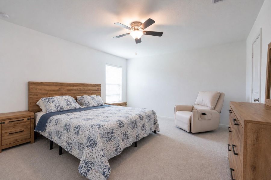 Furnished interior view inside a new home in Samara, League City (Image 7).