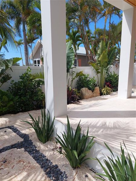 Exterior details and patio area of a home in , Bradenton Beach (Image 23). Exterior details and patio area of a home in , Bradenton Beach (Image 23).