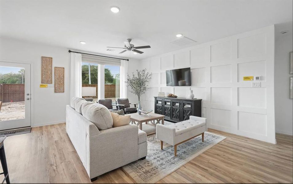 Copperwood Family room w furniture example