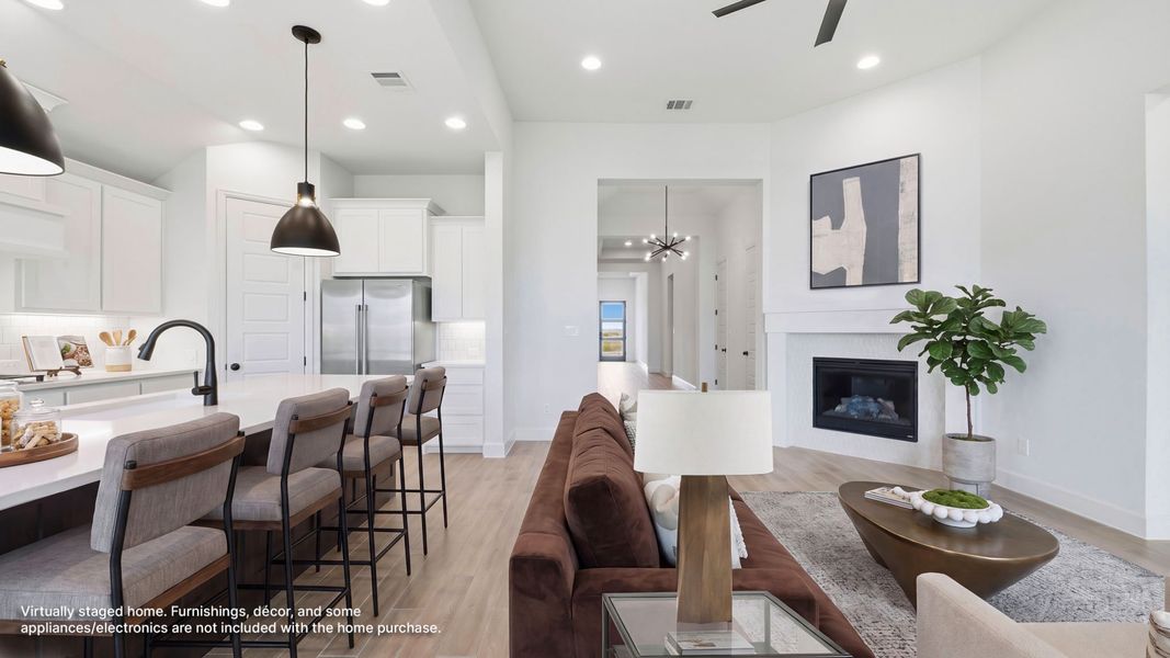 Furnished interior view inside a new home in Meraki, Forney (Image 7).