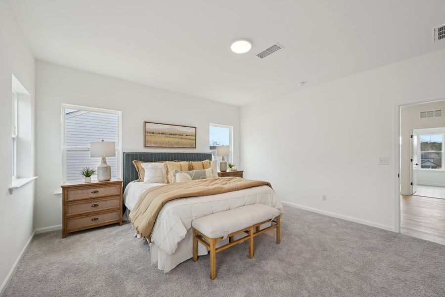 Representative furnished interior of a home built from the Leland by Ashton Woods in Crescent Mills, Wilson's Mills (Image 3).