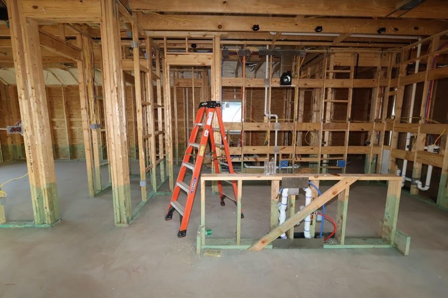 In-progress construction of a new home in Meridiana 45' Homesites, Manvel, TX (Image 5).