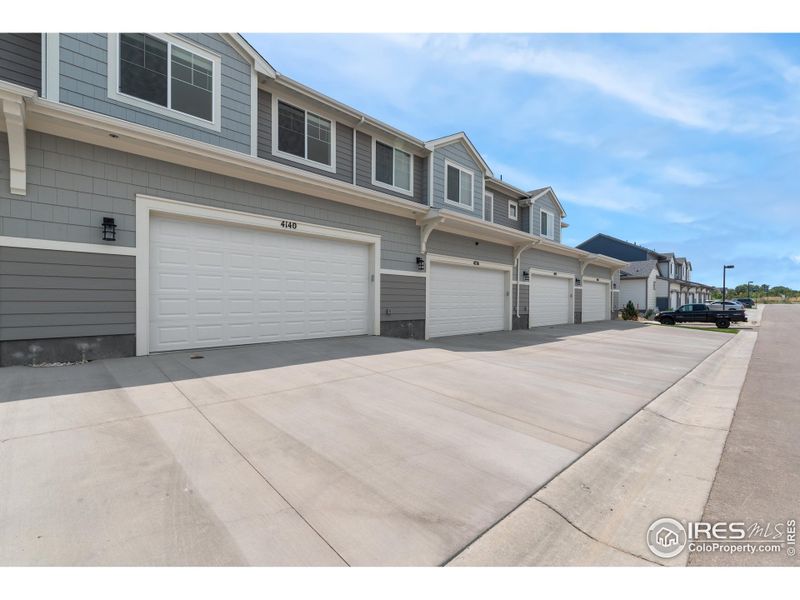 Rear exterior - attached garage