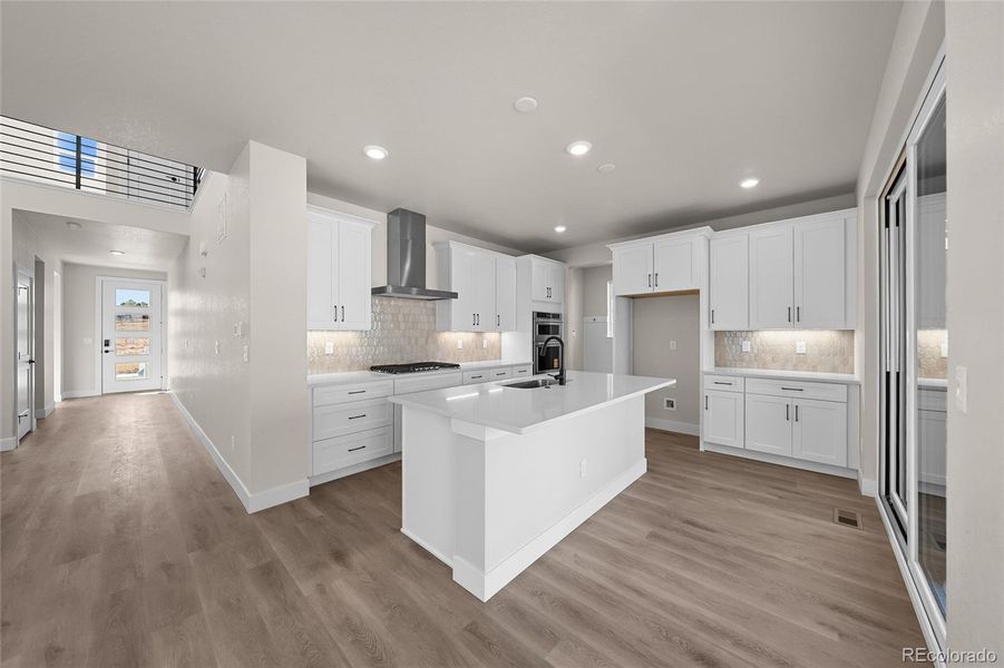 Furnished interior view inside a new home in , Littleton (Image 12).