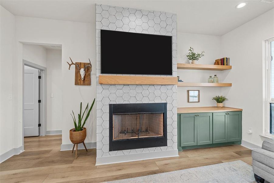 Furnished interior view inside a new home in , Moody (Image 17).