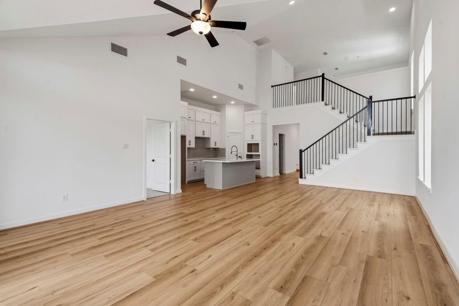 Spacious, unfurnished interior of a new home in Bridgeland 45', 50', 70', Cypress (Image 15).