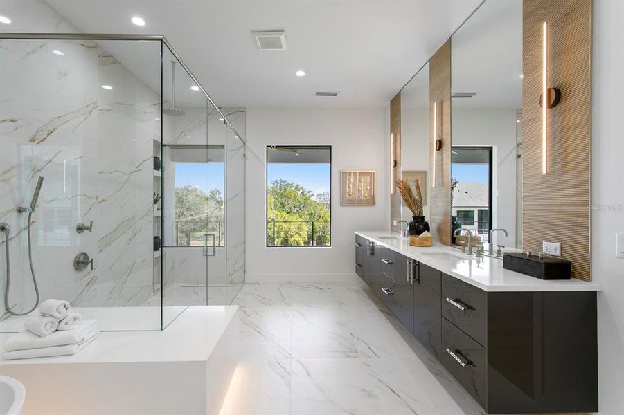 Furnished interior view inside a new home in , Tampa (Image 36).