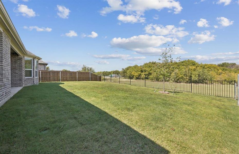 Oversized yard Oversized yard