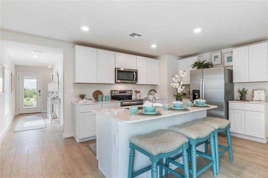 Furnished interior view inside a new home in Coral Lakes - Tradition & Express, Punta Gorda (Image 8). Furnished interior view inside a new home in Coral Lakes - Tradition & Express, Punta Gorda (Image 8).