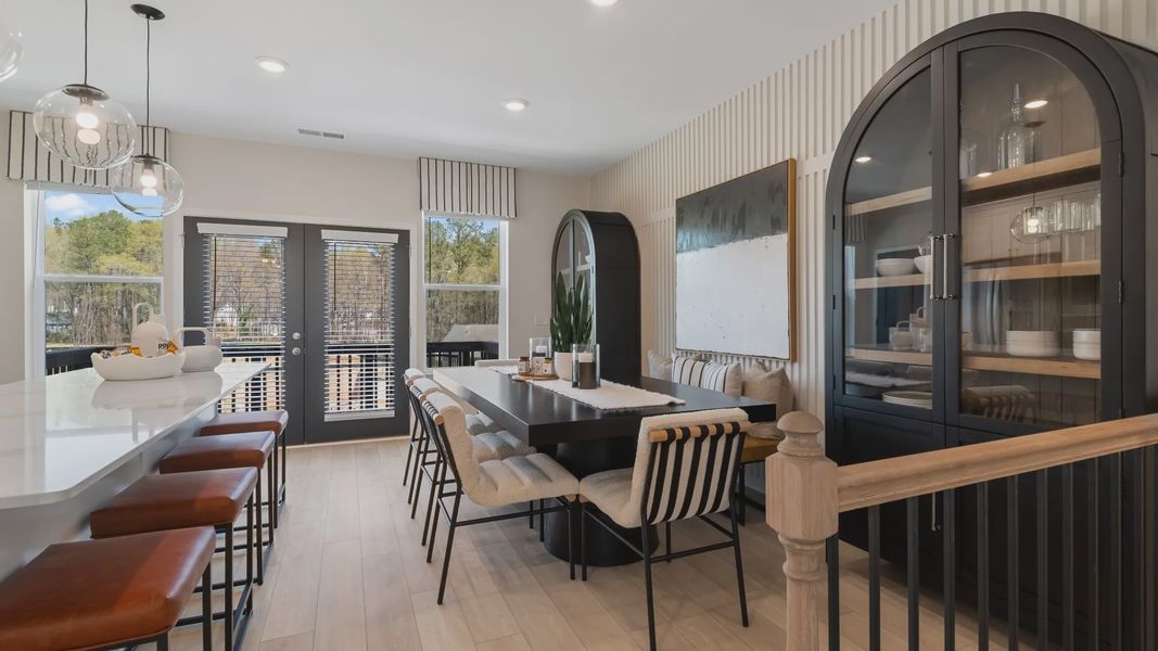 Furnished interior view inside a new home in Daybreak, Newnan (Image 8).