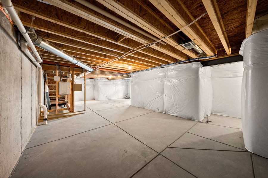 In-progress construction of a new home in Trumark Homes at Sterling Ranch, Littleton, CO (Image 38).