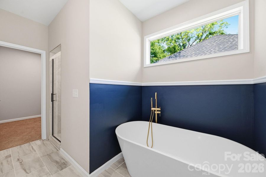 Furnished interior view inside a new home in , York (Image 5).