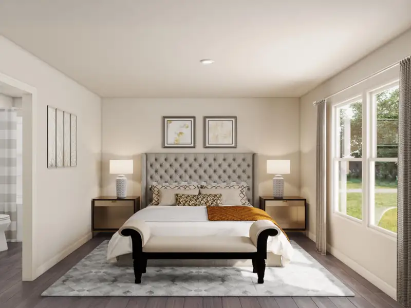 Representative furnished interior of a home built from the Lincoln by National HomeCorp in Splawn Ranch, Killeen (Image 7).