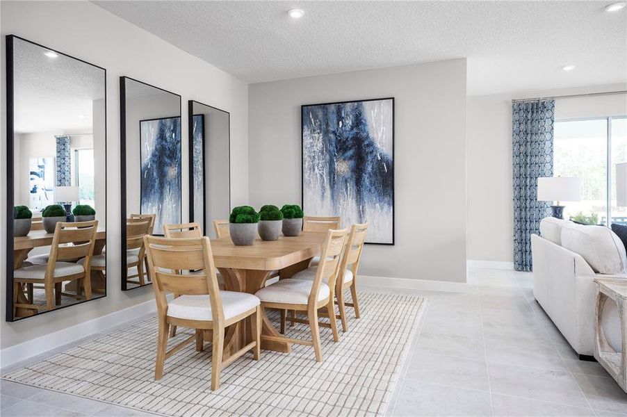 Furnished interior view inside a new home in The Palms at Venetian Bay, New Smyrna Beach (Image 15).