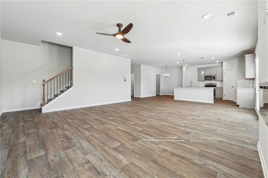 Spacious, unfurnished interior of a new home in Conner Springs, Social Circle (Image 14). Spacious, unfurnished interior of a new home in Conner Springs, Social Circle (Image 14).