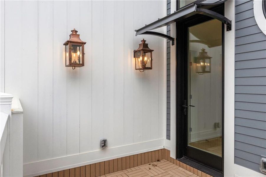 Exterior details and patio area of a home in , Chattahoochee Hills (Image 1).