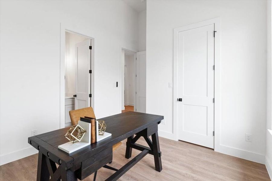 Furnished interior view inside a new home in , Justin (Image 13).