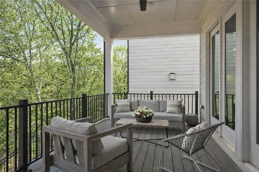 Exterior details and patio area of a home in Waterside Single Family, Peachtree Corners (Image 3).