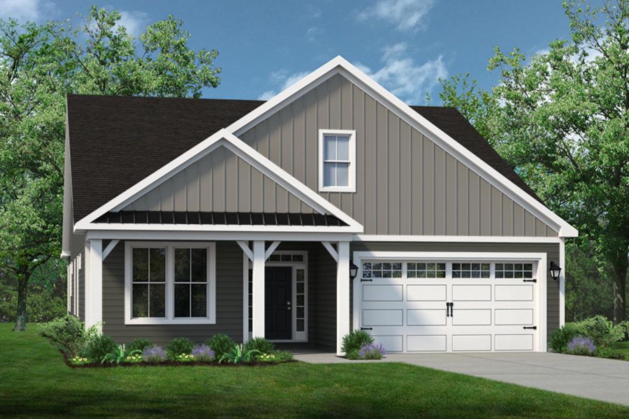 Representative exterior photo of a completed home built from the The Boardwalk by Chesapeake Homes in Coastal Club of the Carolinas, Calabash, NC (Image 23).