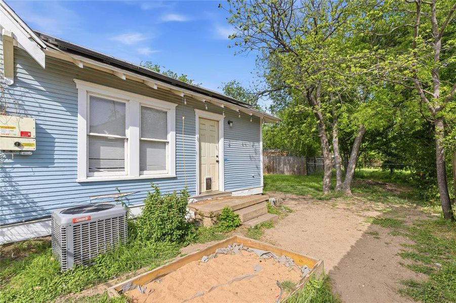 Exterior details and patio area of a home in , Brownwood (Image 3). Exterior details and patio area of a home in , Brownwood (Image 3).