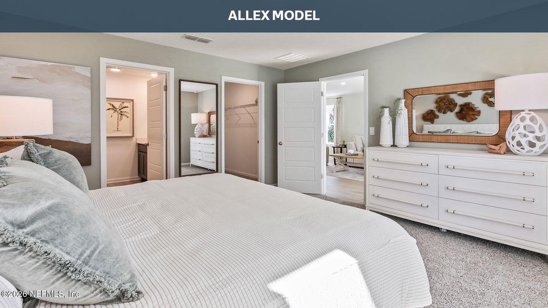 Furnished interior view inside a new home in The Arbors, Jacksonville (Image 10).