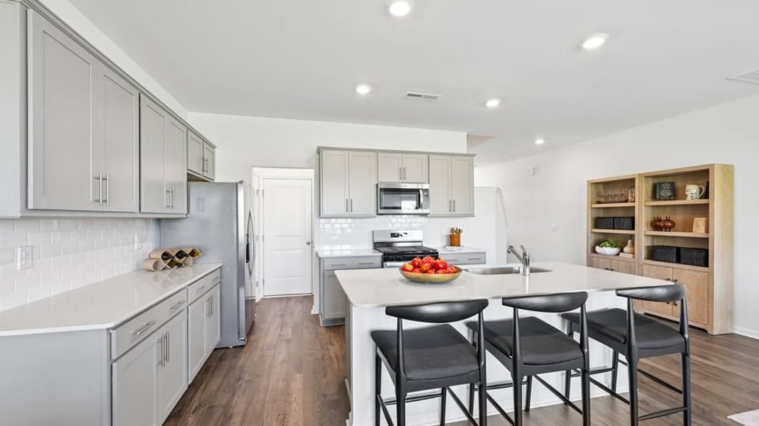 Furnished interior view inside a new home in Chapel Townes, Raleigh (Image 9).