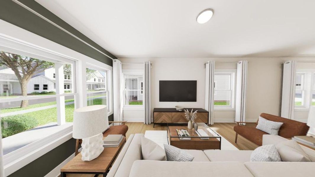 Furnished interior view inside a new home in Allen Park, Raleigh (Image 9).