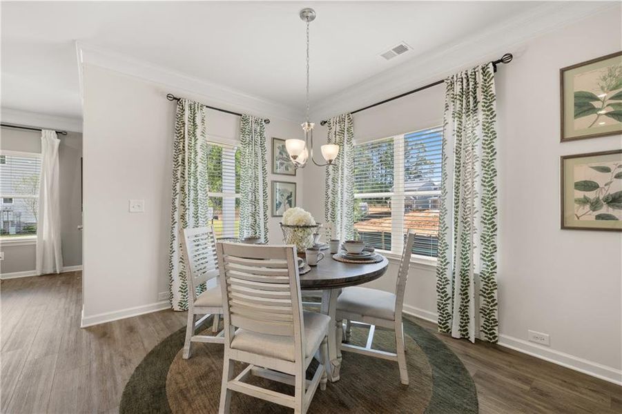 Furnished interior view inside a new home in Hillcrest Park, Ringgold (Image 38).