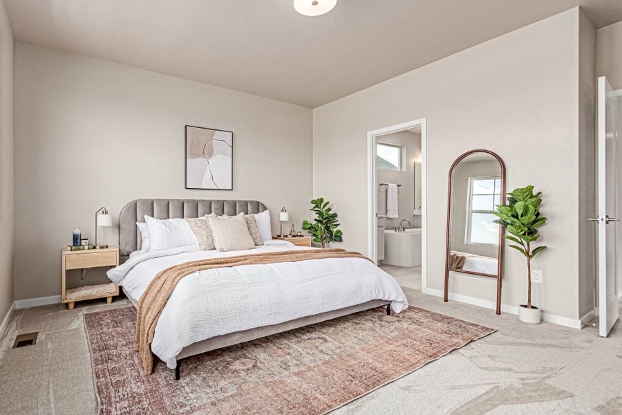 Furnished interior view inside a new home in Arras Park, Thornton (Image 18). Furnished interior view inside a new home in Arras Park, Thornton (Image 18).