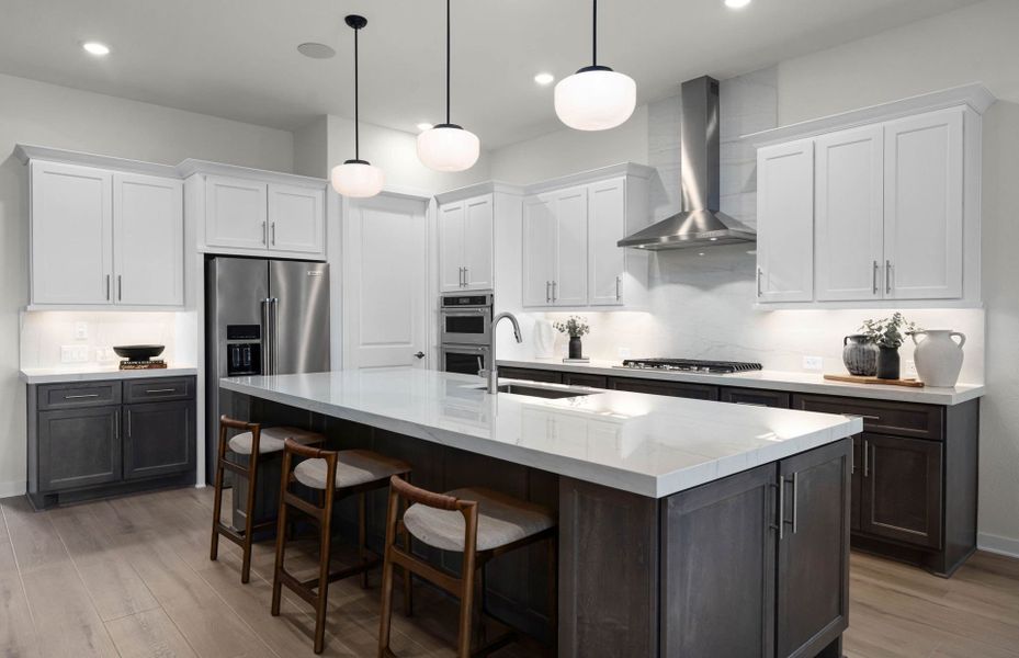 Representative furnished interior of a home built from the Stellar by Del Webb in Del Webb Austin at Lost Pines, Bastrop (Image 19).