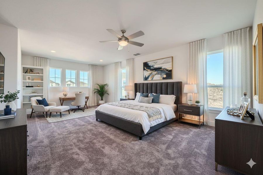 Furnished interior view inside a new home in Chester Ranch Place, Round Rock (Image 4).