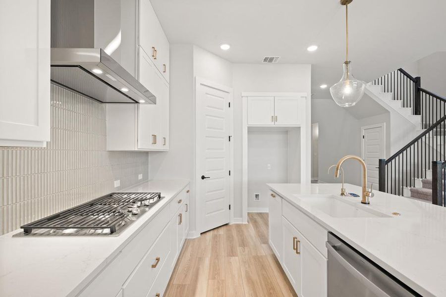 Furnished interior view inside a new home in Heritage, Dripping Springs (Image 8).