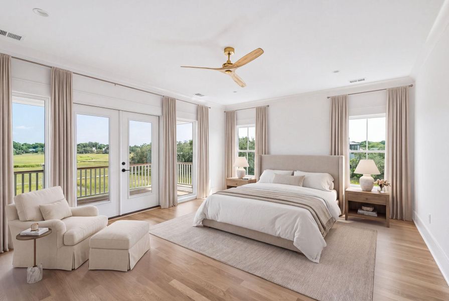 Furnished interior view inside a new home in , Mount Pleasant (Image 19).