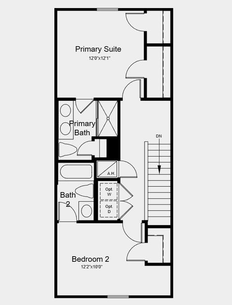 2D floor plan layout for the Hemlock by Taylor Morrison in Southloch, Mount Dora, FL (Image 3). 2D floor plan layout for the Hemlock by Taylor Morrison in Southloch, Mount Dora, FL (Image 3).