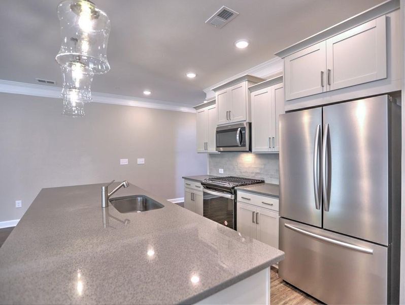 Furnished interior view inside a new home in East Park Village, Kennesaw (Image 13).