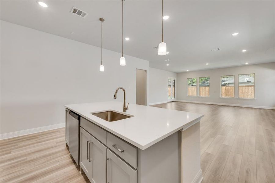 Furnished interior view inside a new home in Bayside, Rowlett (Image 7).