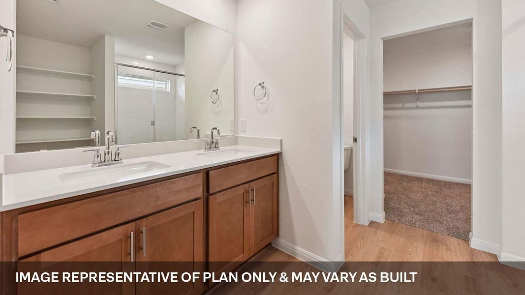 Furnished interior view inside a new home in Carillon, Manor (Image 7).