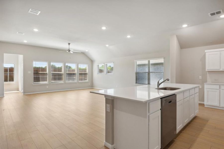 Kitchen in the Diamond home plan by Trophy Signature Homes – REPRESENTATIVE PHOTO Kitchen in the Diamond home plan by Trophy Signature Homes – REPRESENTATIVE PHOTO